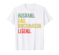 Mens Funny Husband Dad Brick Mason T-Shirt - Minimalist Print for Adults - T-Shirt, Sweatshirt, Hoodie