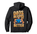 Dads Beards Are Better Hoodie - Custom Art Print Men Women - T-Shirt, Sweatshirt, Hoodie