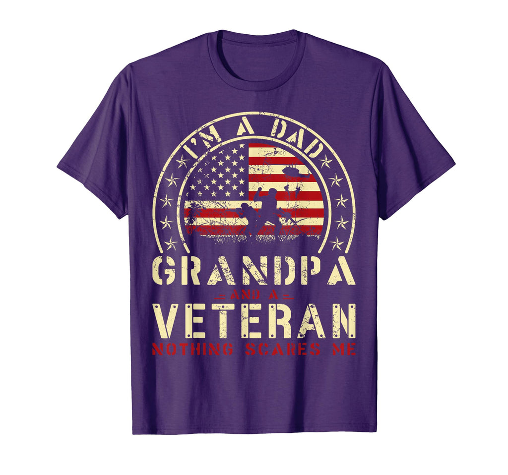 Fathers Day Veterans Day Im Dad Grandpa T-Shirt - Graphic Print for Adults - T-Shirt, Sweatshirt, Hoodie