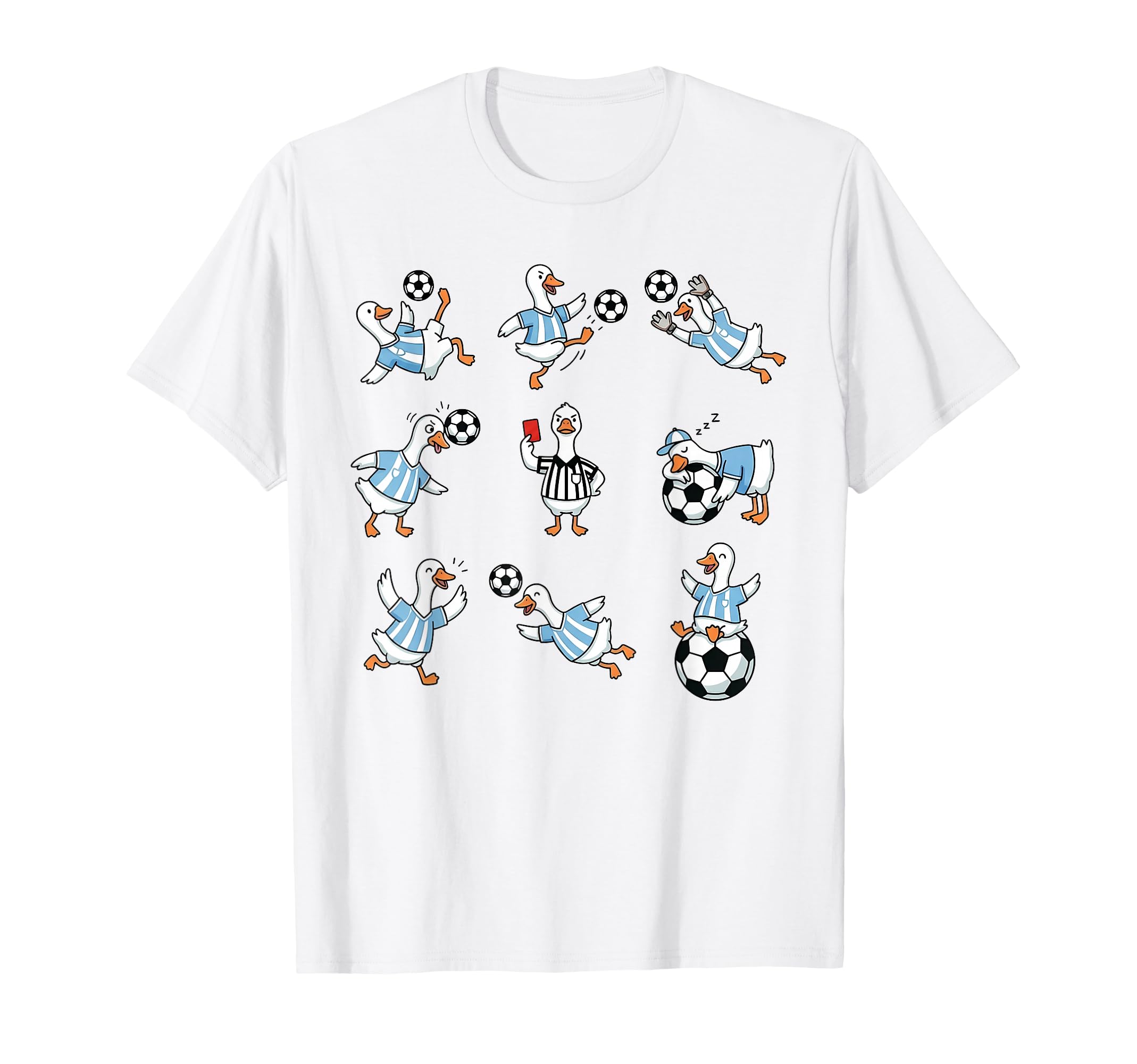 Silly Goose Playing Soccer Goalie T-Shirt - Streetwear Style Men Women - T-Shirt, Sweatshirt, Hoodie