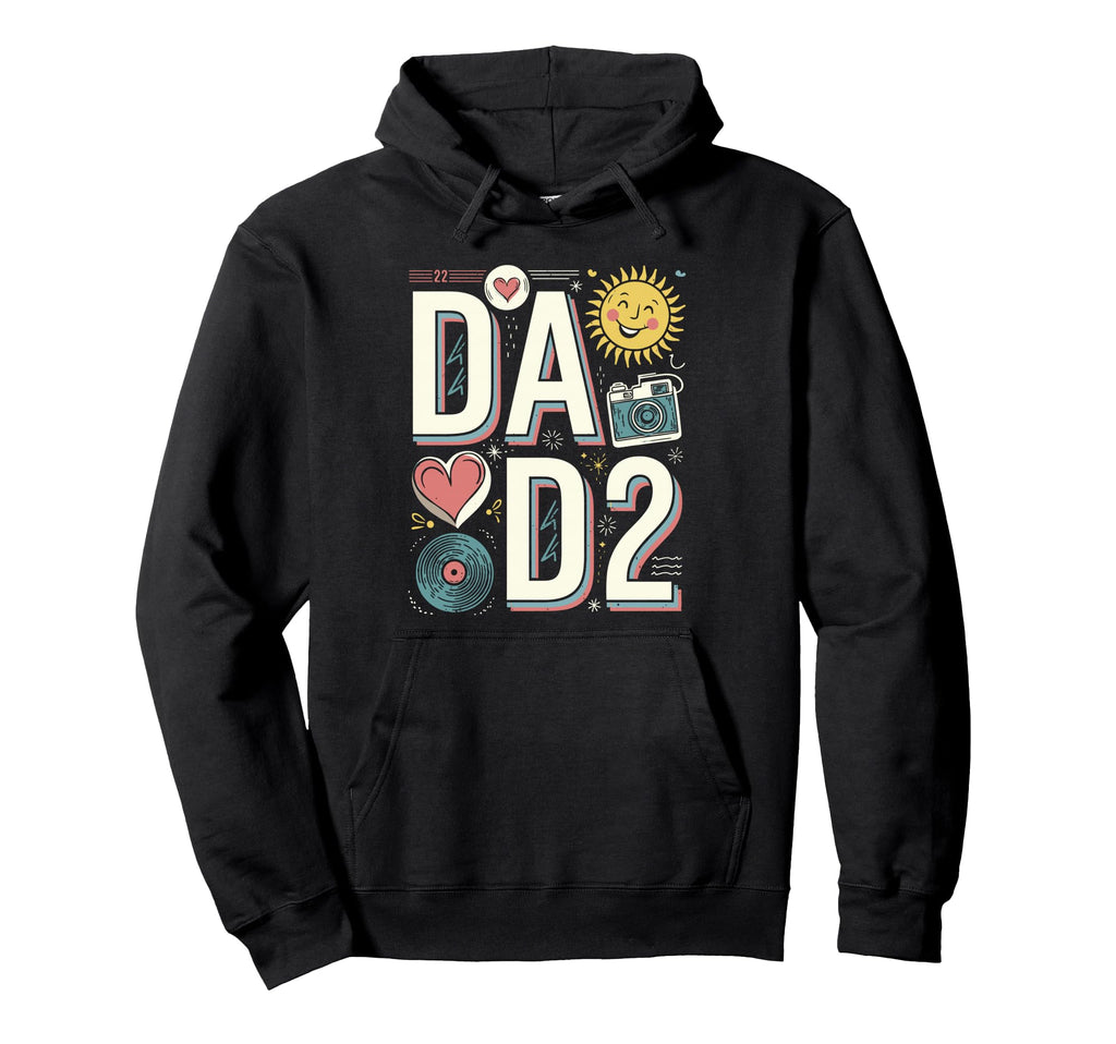 Dad Squared Fathers Day Pregnancy Hoodie - Unique Graphic Men Women - T-Shirt, Sweatshirt, Hoodie