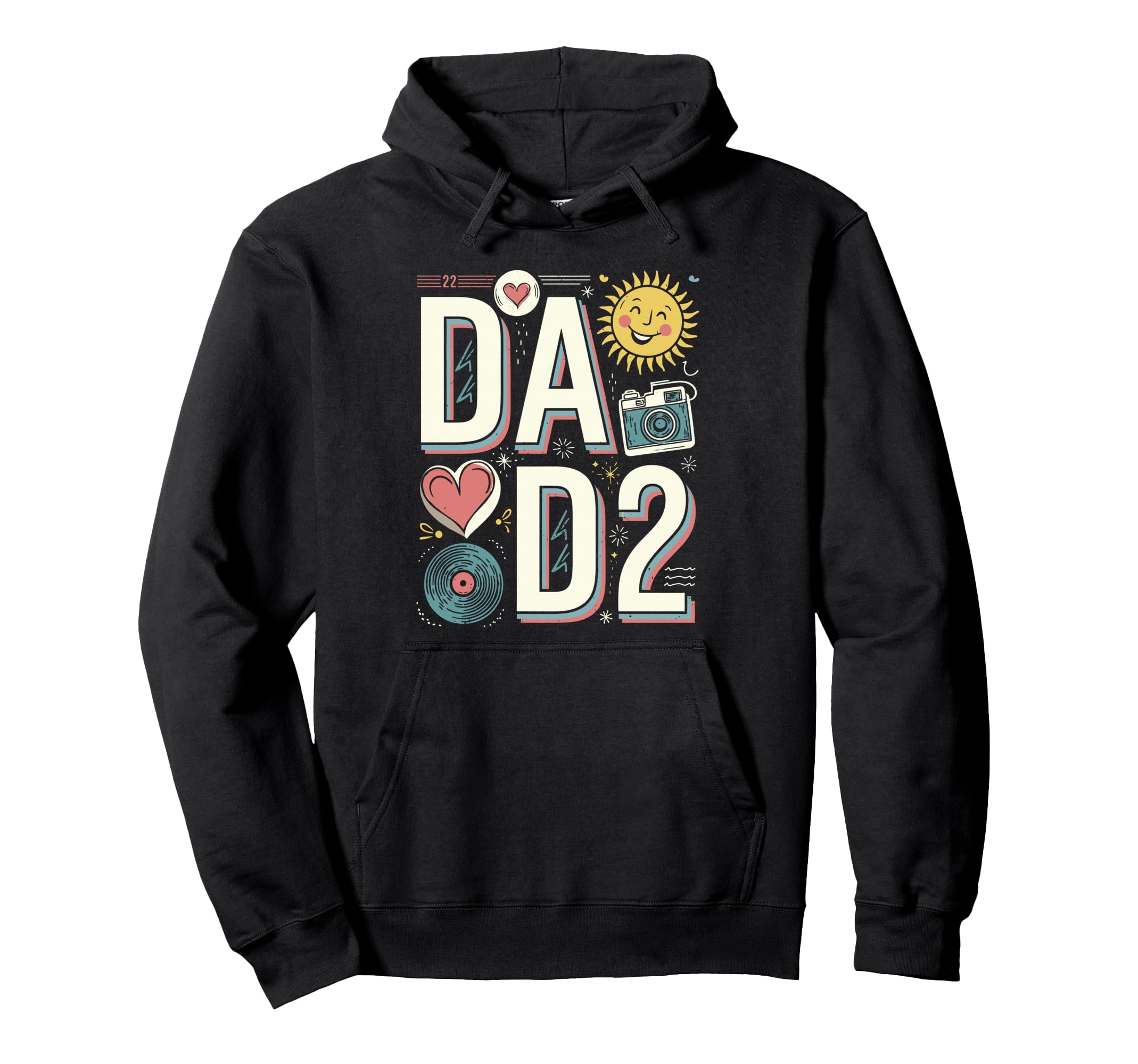 Dad Squared Fathers Day Pregnancy Hoodie - Trendy Graphic Men Women - T-Shirt, Sweatshirt, Hoodie