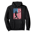 American Flag Baseball Flag Dad Mom Hoodie - Novelty Apparel Unisex - T-Shirt, Sweatshirt, Hoodie