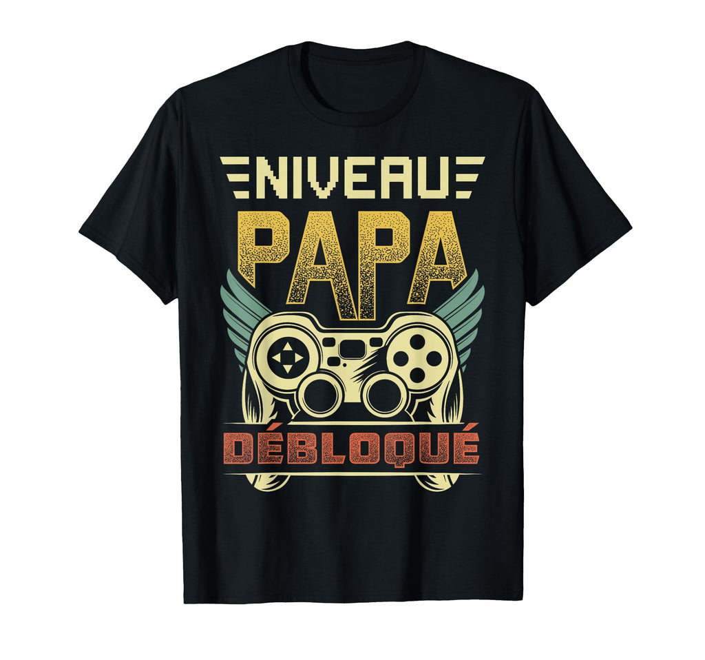 Unlocked Dad Level Gift T-Shirt - Fun Novelty Design for Adults - T-Shirt, Sweatshirt, Hoodie