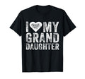 I Love My Granddaughter Heart Love T-Shirt - Unique Graphic Men Women - T-Shirt, Sweatshirt, Hoodie