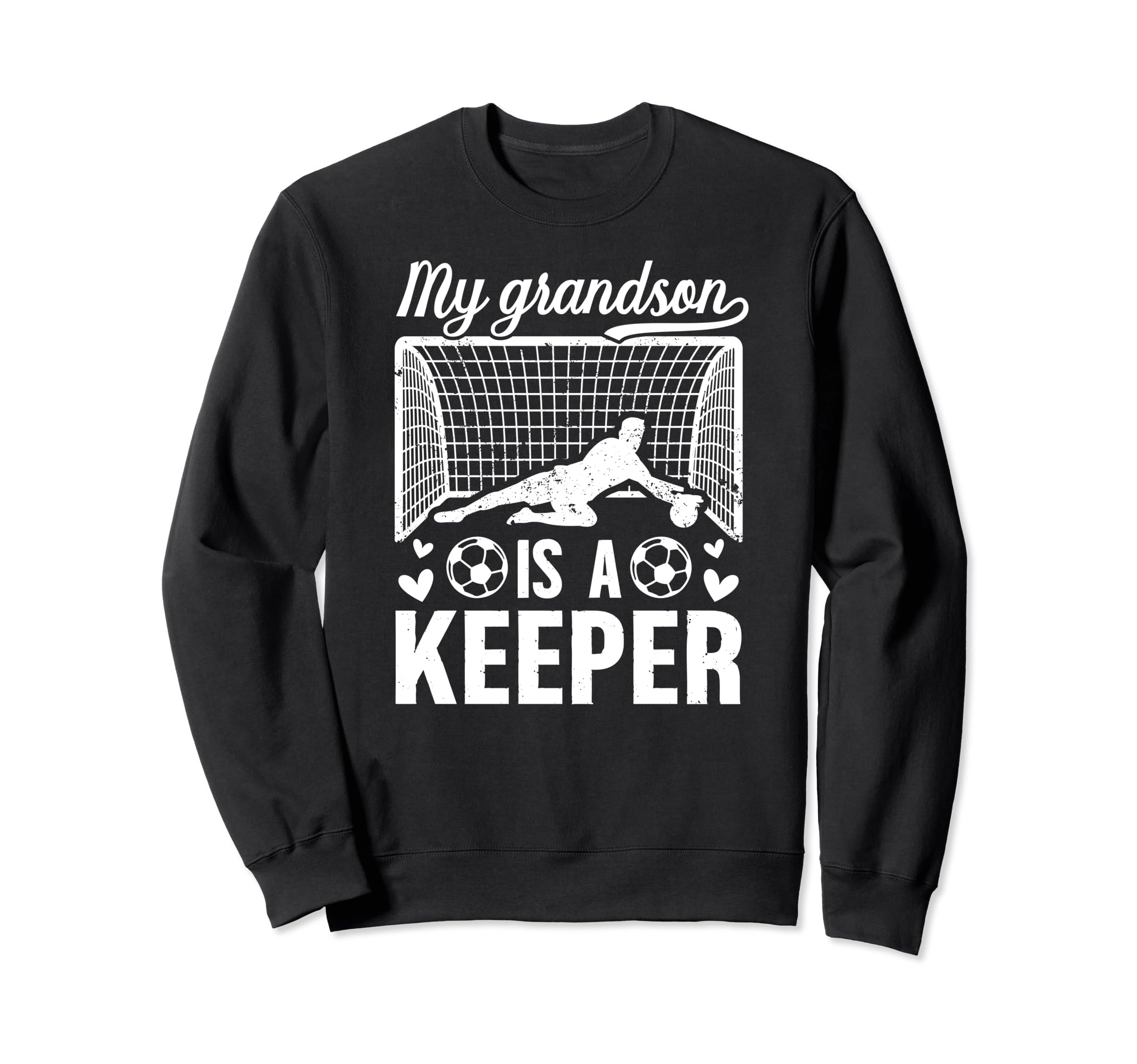 My Grandson Soccer Keeper Grandma Sweatshirt - Unique Graphic Men Women - T-Shirt, Sweatshirt, Hoodie