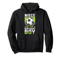 Niece Birthday Soccer Player Bday Team Hoodie - Graphic Print Men Women - T-Shirt, Sweatshirt, Hoodie