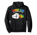 Autism Awareness Proud Dad Toughest Autism Hoodie - Graphic Print Men Women - T-Shirt, Sweatshirt, Hoodie