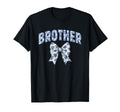 Brother Coquette Toile Blue Bow T-Shirt - Casual Everyday Wear Unisex - T-Shirt, Sweatshirt, Hoodie