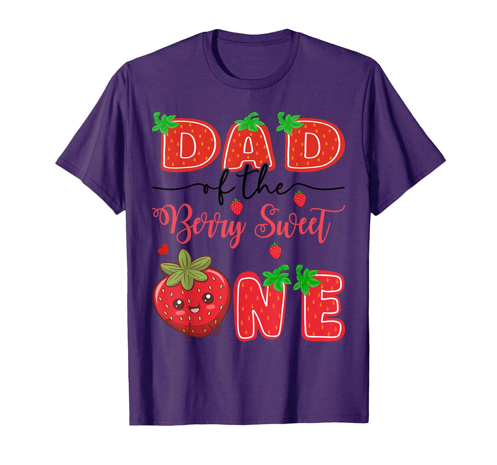 Dad Berry Sweet One Strawberry 1St T-Shirt - Streetwear Style Men Women - T-Shirt, Sweatshirt, Hoodie