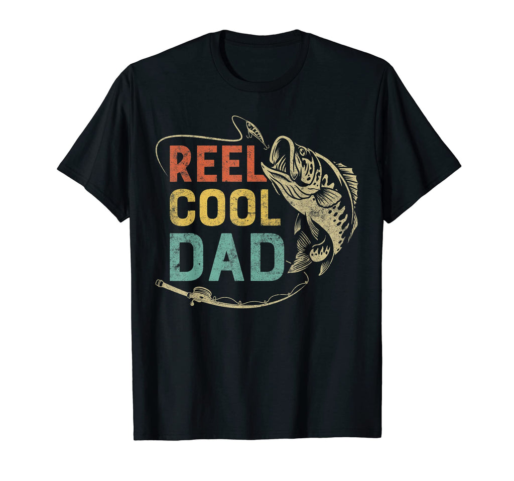 Mens Reel Dad Fishing Daddy Dad Joke T-Shirt - Graphic Print for Adults - T-Shirt, Sweatshirt, Hoodie