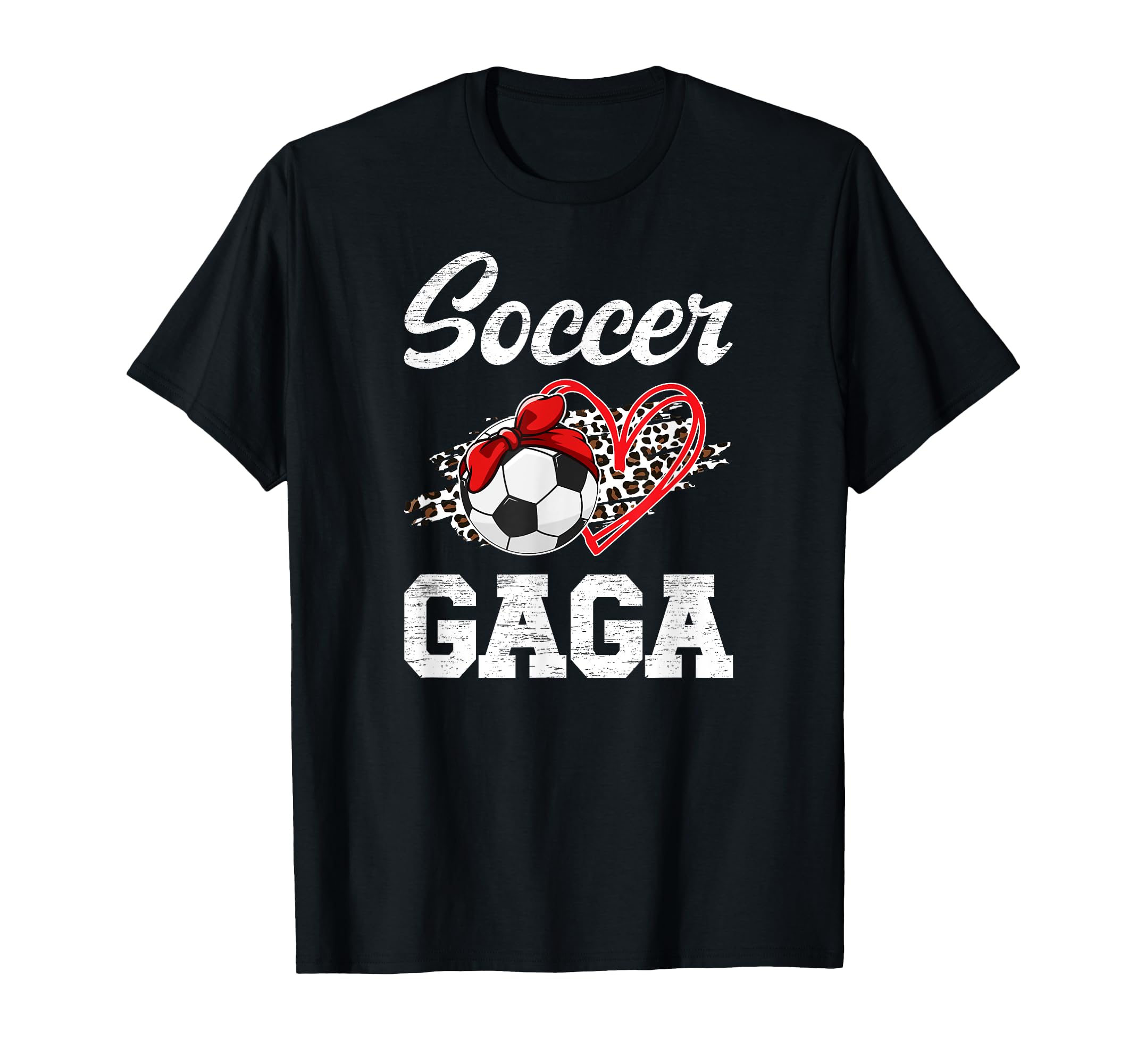 Soccer Gaga Leopard Grandma Gaga Soccer T-Shirt - Trendy Graphic Unisex - T-Shirt, Sweatshirt, Hoodie