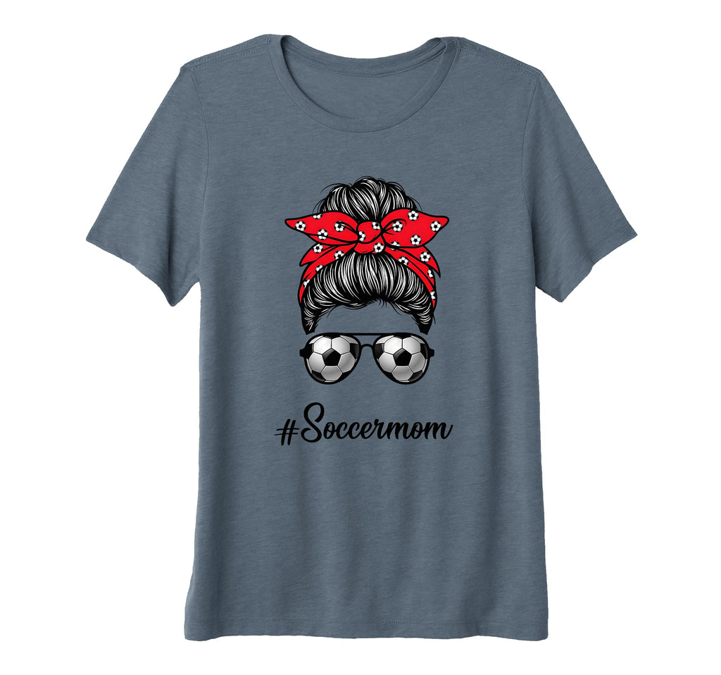 Womens Soccermom Soccer Mama Soccer T-Shirt - Aesthetic Graphic Unisex - T-Shirt, Sweatshirt, Hoodie