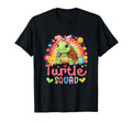 Turtle Squad Colorful Floral Rainbow T-Shirt - Unique Graphic Men Women - T-Shirt, Sweatshirt, Hoodie