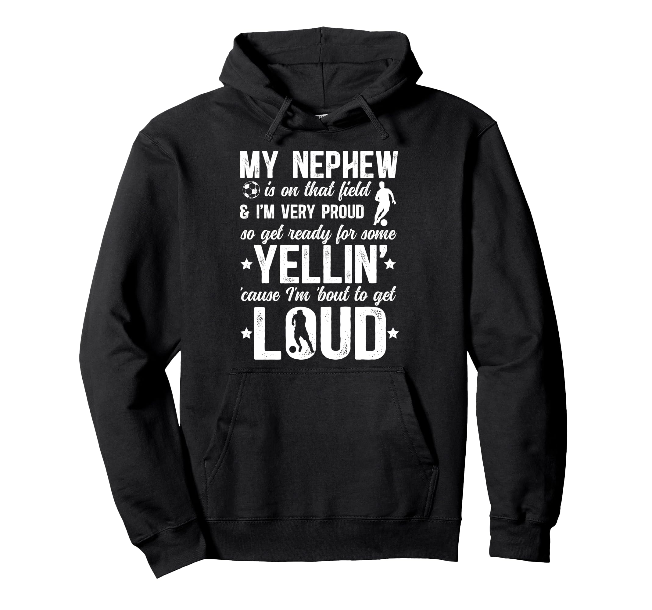 Very Proud Soccer Uncle Soccer Player Hoodie - Aesthetic Graphic Unisex - T-Shirt, Sweatshirt, Hoodie