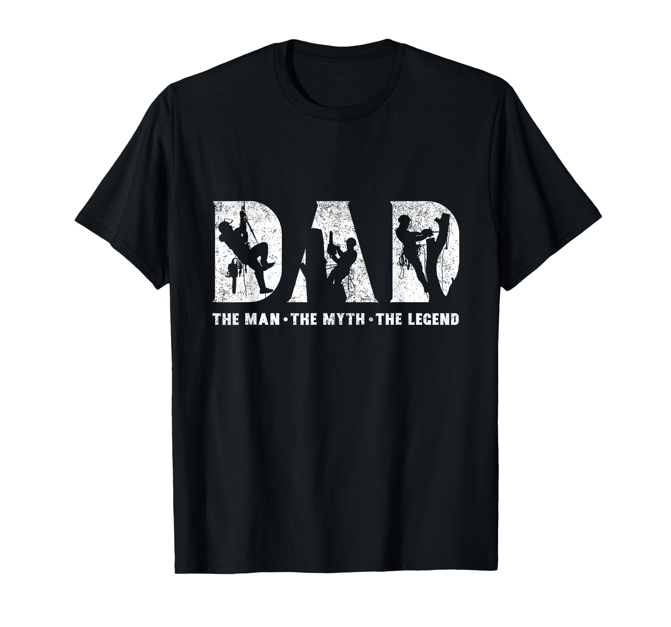 Tree Climbing Dad Myth Legend Fathers Day T-Shirt - Trendy Graphic Unisex - T-Shirt, Sweatshirt, Hoodie