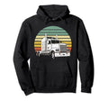 Mens Truck Driver Trucking Semi Hoodie - Fun Novelty Design for Adults - T-Shirt, Sweatshirt, Hoodie