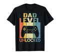 Dad Level Unlocked Gamer Soon To Be Father T-Shirt - Graphic Print Unisex - T-Shirt, Sweatshirt, Hoodie
