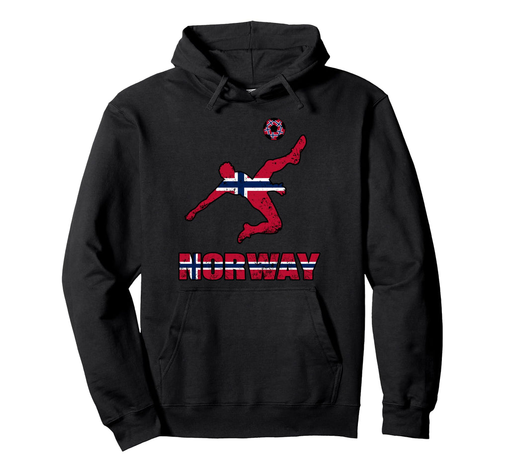 Norway Football Soccer Game Player Fan Hoodie - Aesthetic Graphic Unisex - T-Shirt, Sweatshirt, Hoodie