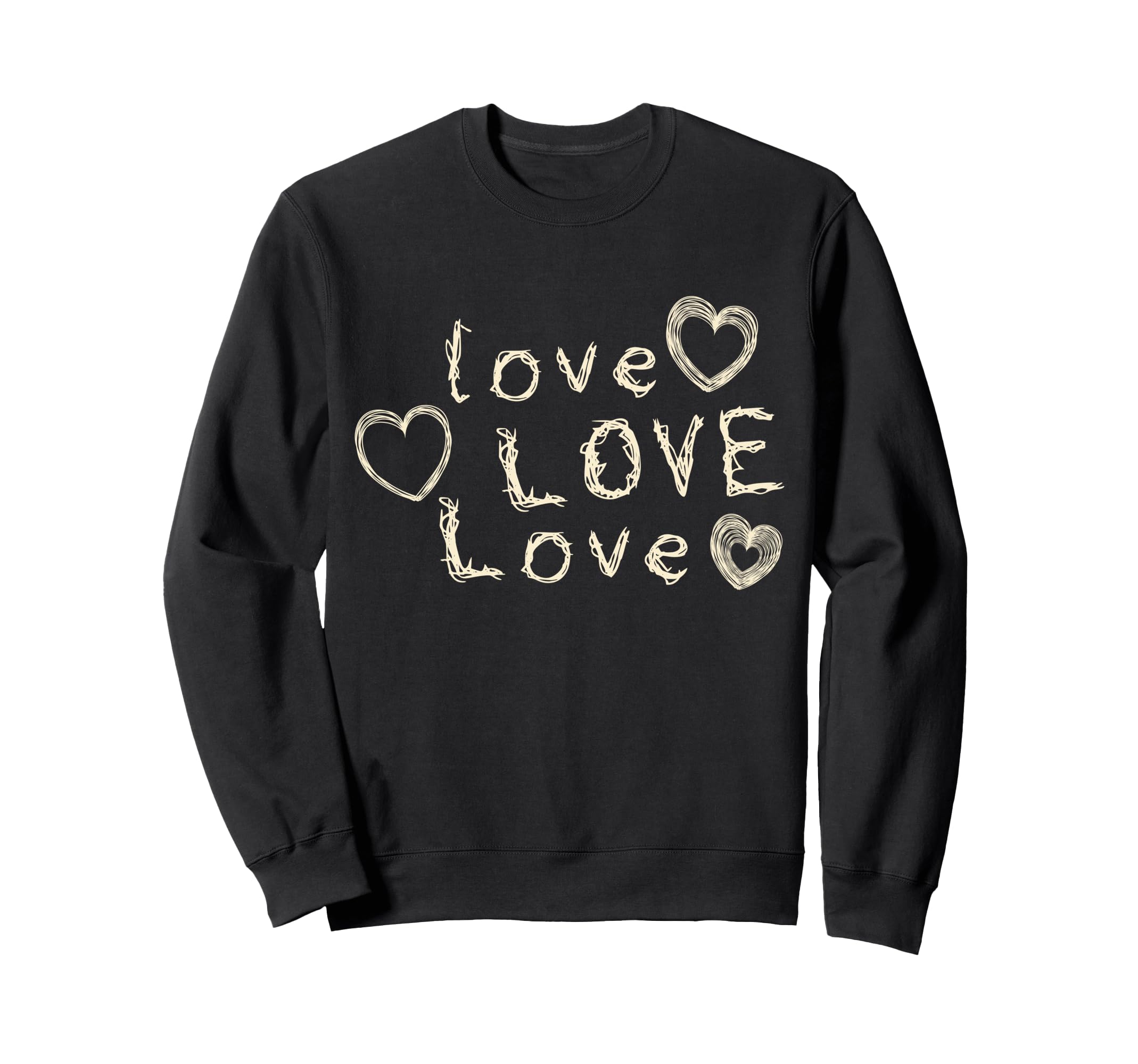 Womens Valentines Shirts Love Heart Sweatshirt - Custom Art Print Unisex - T-Shirt, Sweatshirt, Hoodie