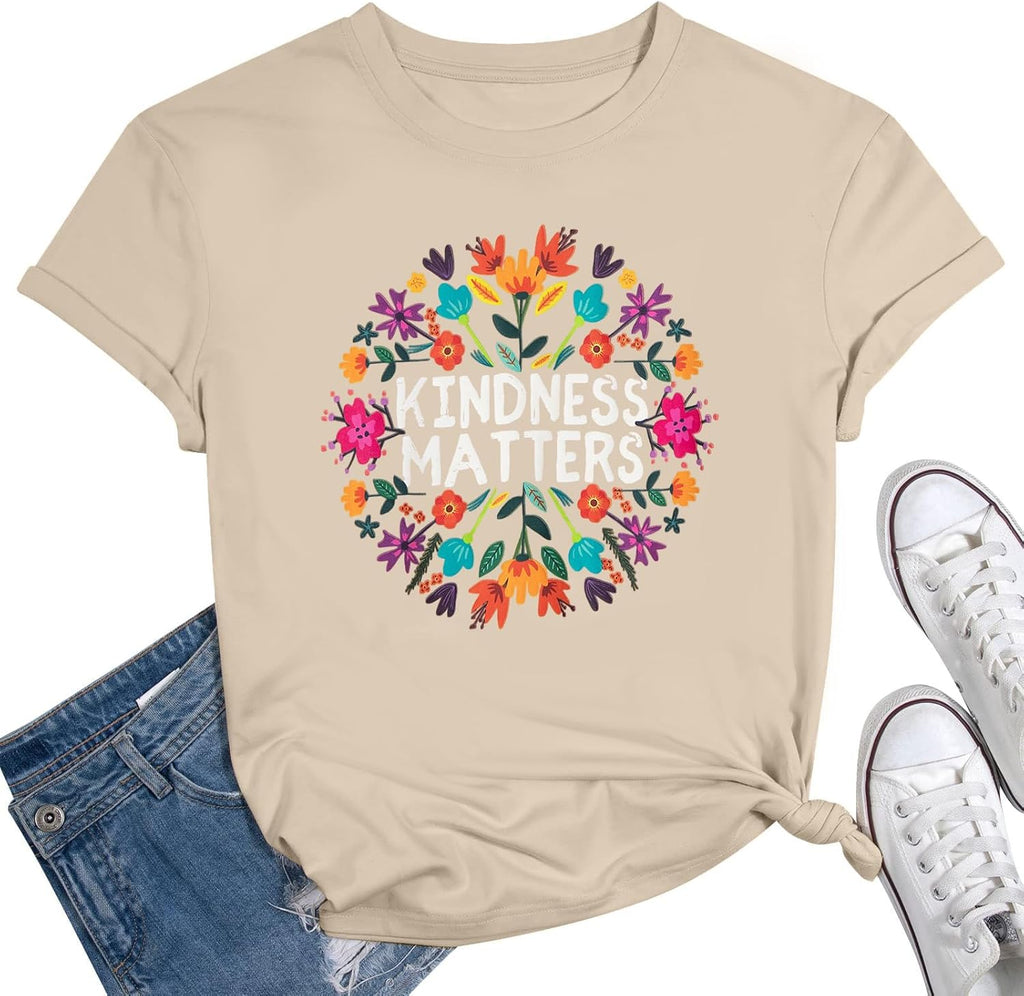Teacher for Women Be Kind Kindness Mental Health Boho - Adult & Kids T-Shirts, Sweatshirts & Hoodies apparel design preview 1