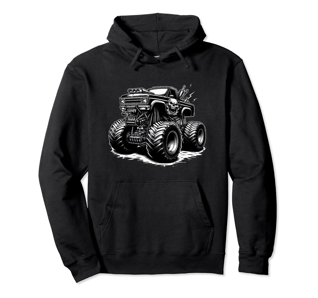 Monster Truck Dad Fathers Day Hoodie - Novelty Apparel Unisex - T-Shirt, Sweatshirt, Hoodie
