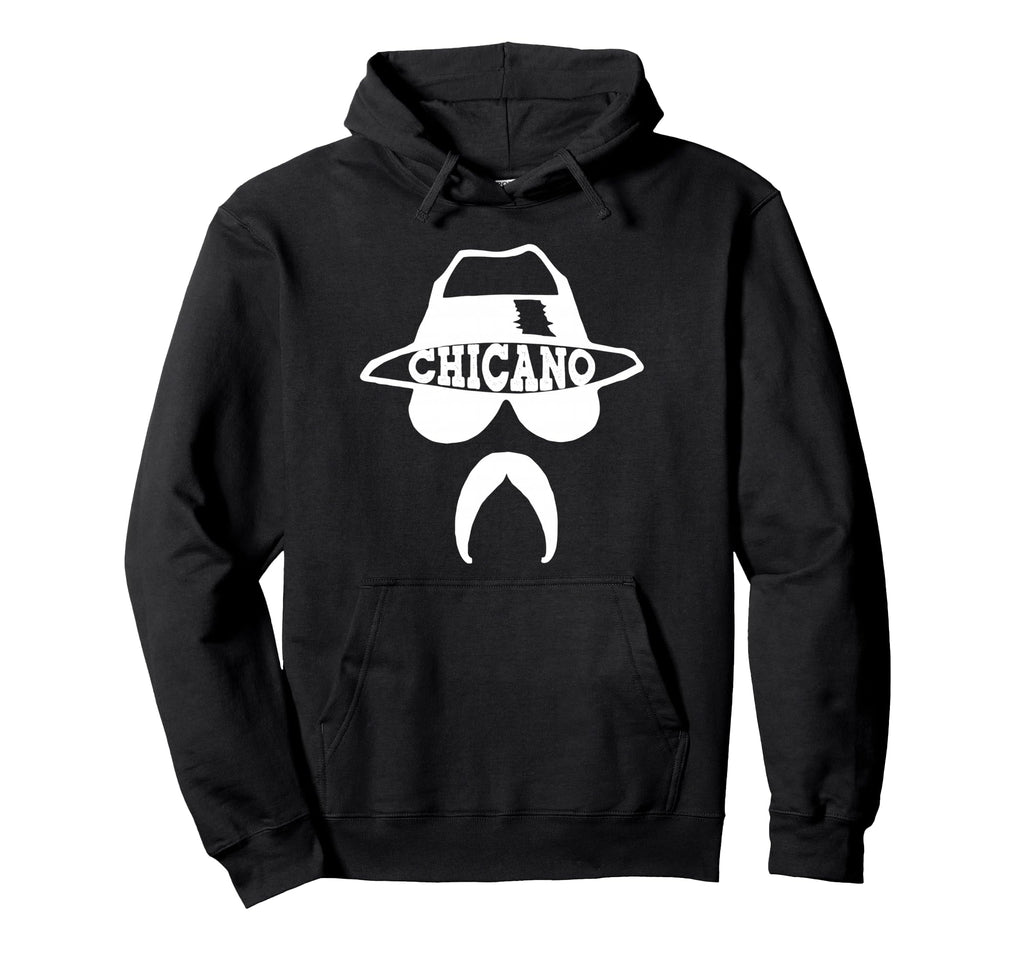 Lowrider Hat Chicano Moustache Hoodie - Streetwear Style Unisex - T-Shirt, Sweatshirt, Hoodie