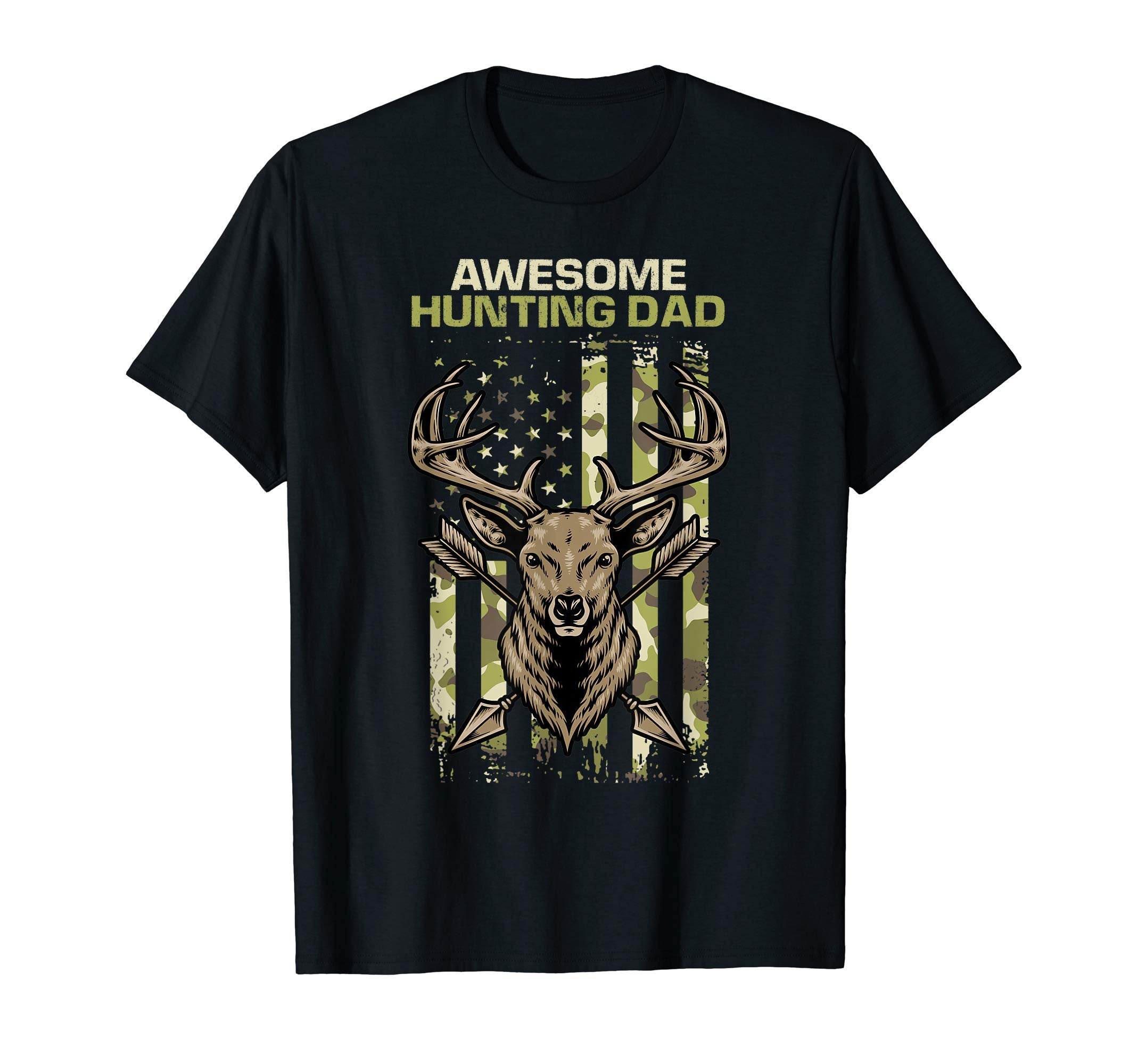 Awesome Hunting Dad Camouflage T-Shirt - Streetwear Style for Adults - T-Shirt, Sweatshirt, Hoodie