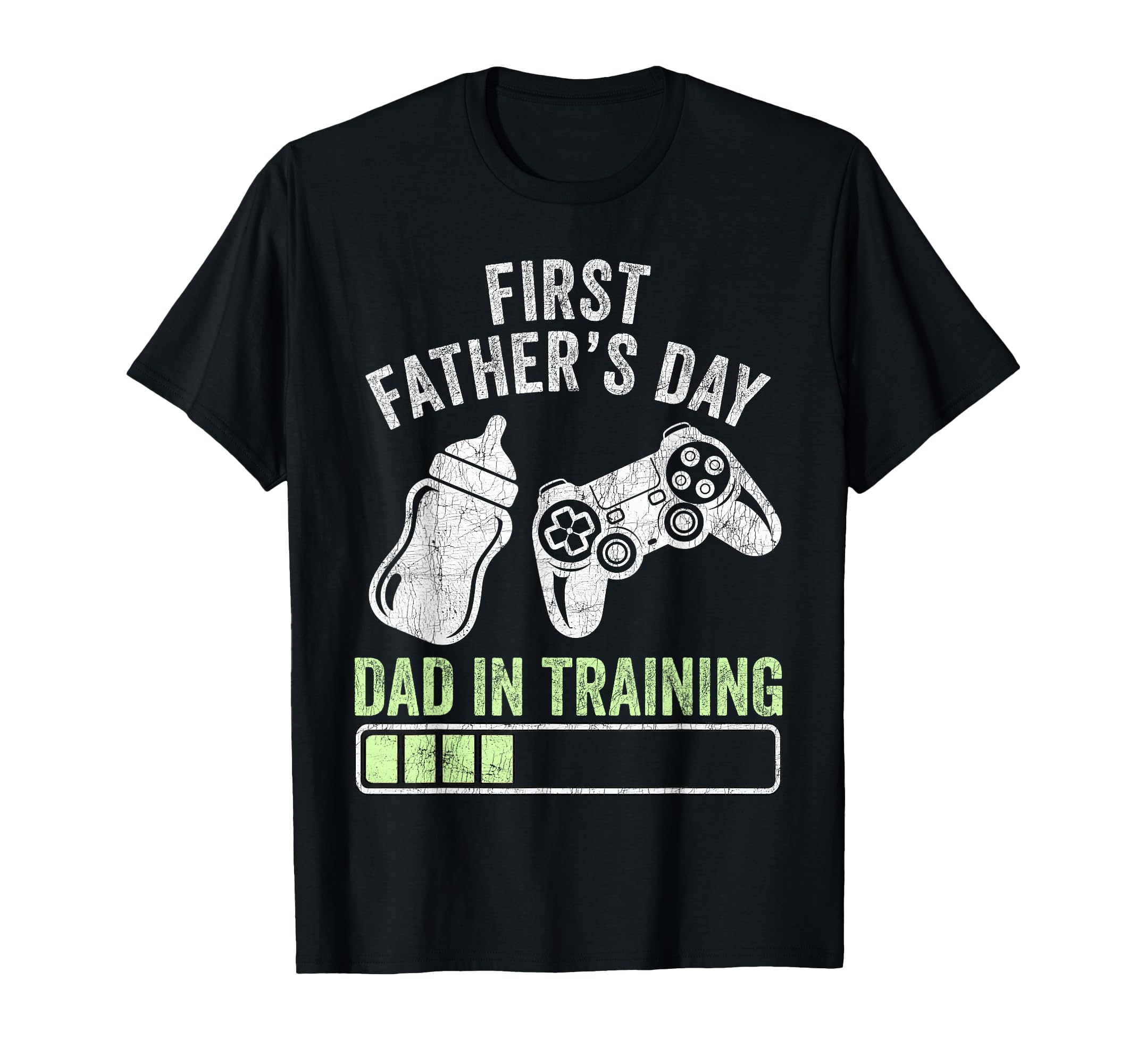 New Dad To Be First Fathers Day Gamer T-Shirt - Novelty Apparel for Adults - T-Shirt, Sweatshirt, Hoodie
