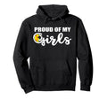 Proud My Funny Softball Soccer Mom Hoodie - Unique Graphic Unisex - T-Shirt, Sweatshirt, Hoodie