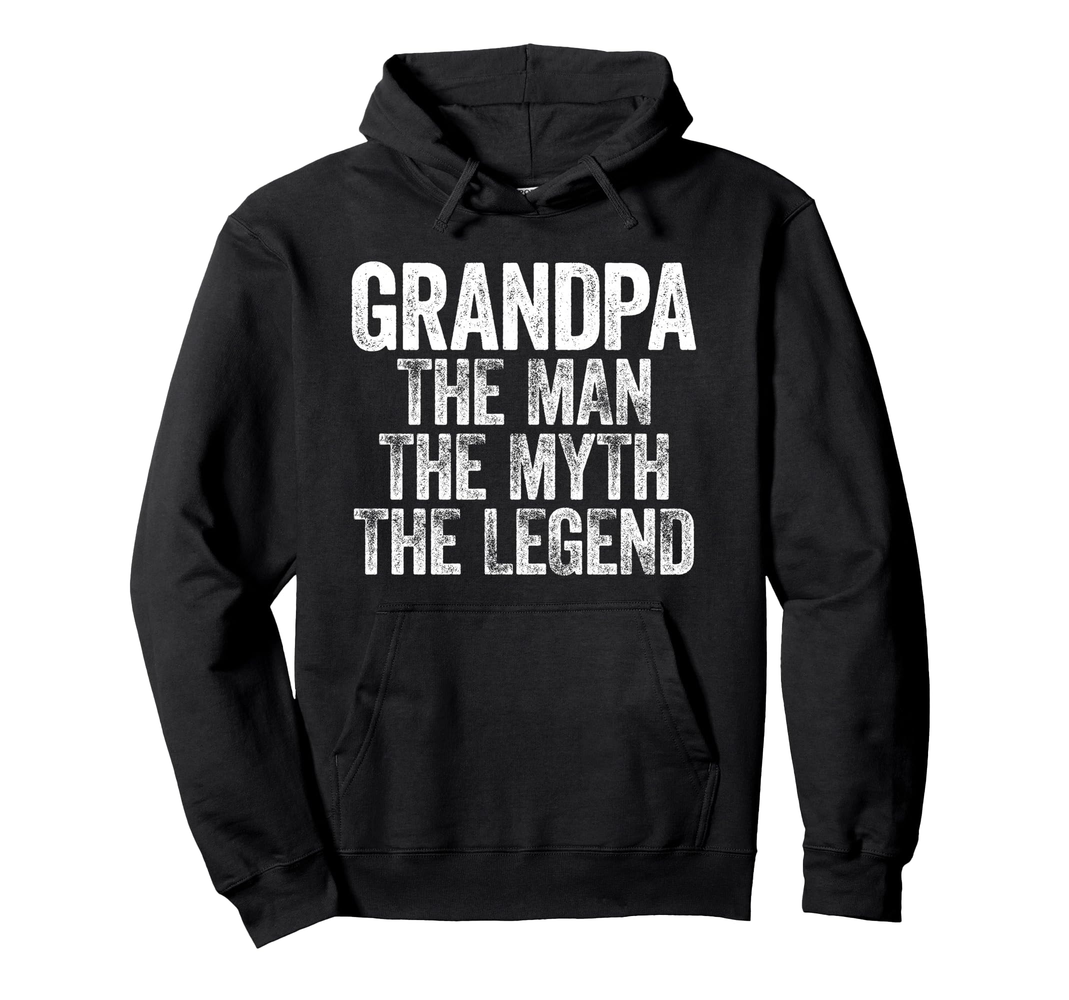 Grandpa Myth Legend Fathers Day Hoodie - Custom Art Print for Adults - T-Shirt, Sweatshirt, Hoodie