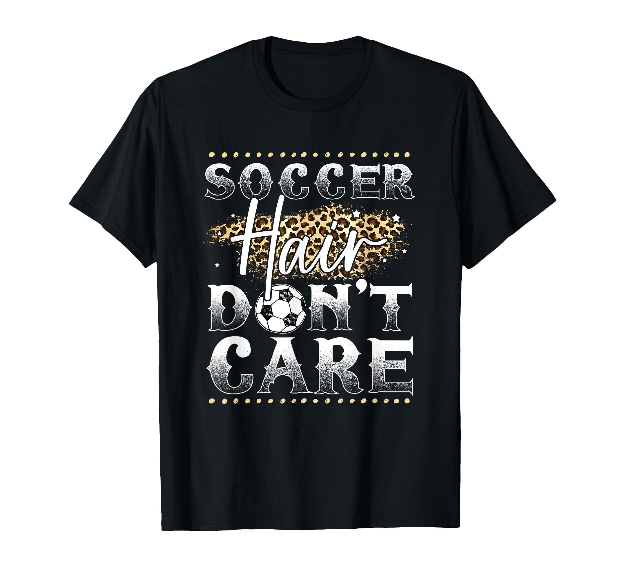 Soccer Leopard Soccer T-Shirt - Trendy Graphic Men Women - T-Shirt, Sweatshirt, Hoodie