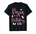 Papa Birthday Butterfly Party T-Shirt - Fun Novelty Design Men Women - T-Shirt, Sweatshirt, Hoodie