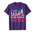 Play Like American Flag Usa Soccer T-Shirt - Trendy Graphic Men Women - T-Shirt, Sweatshirt, Hoodie