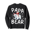 Funny Papa Bear Lights Santa Sweatshirt - Fun Novelty Design for Adults - T-Shirt, Sweatshirt, Hoodie