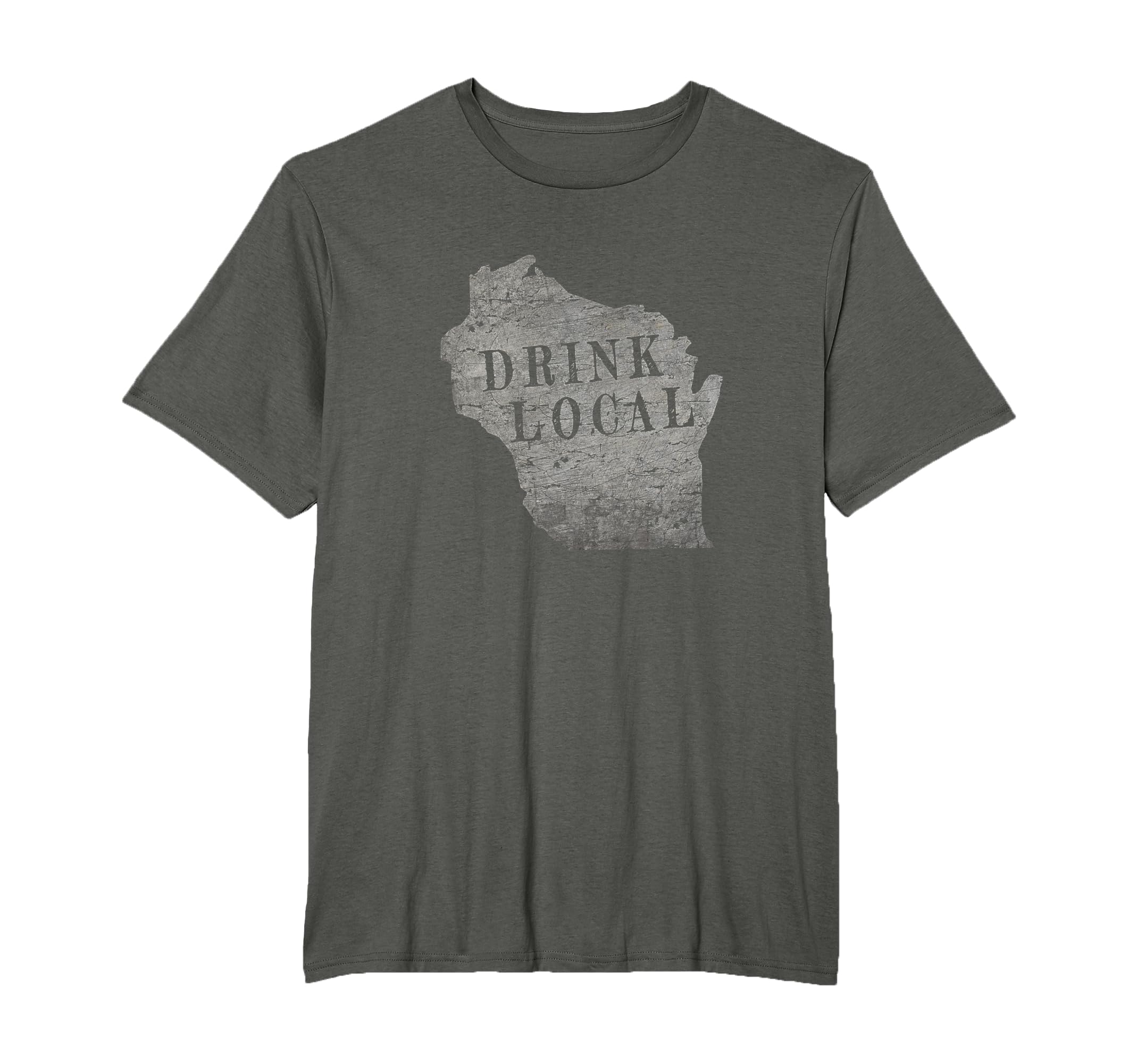 Drink Local Craft Beer Wisconsin T-Shirt - Graphic Print Men Women - T-Shirt, Sweatshirt, Hoodie