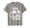 Senior Soccer Amma 2024 Class 2024 Soccer T-Shirt - Custom Art Print Unisex - T-Shirt, Sweatshirt, Hoodie