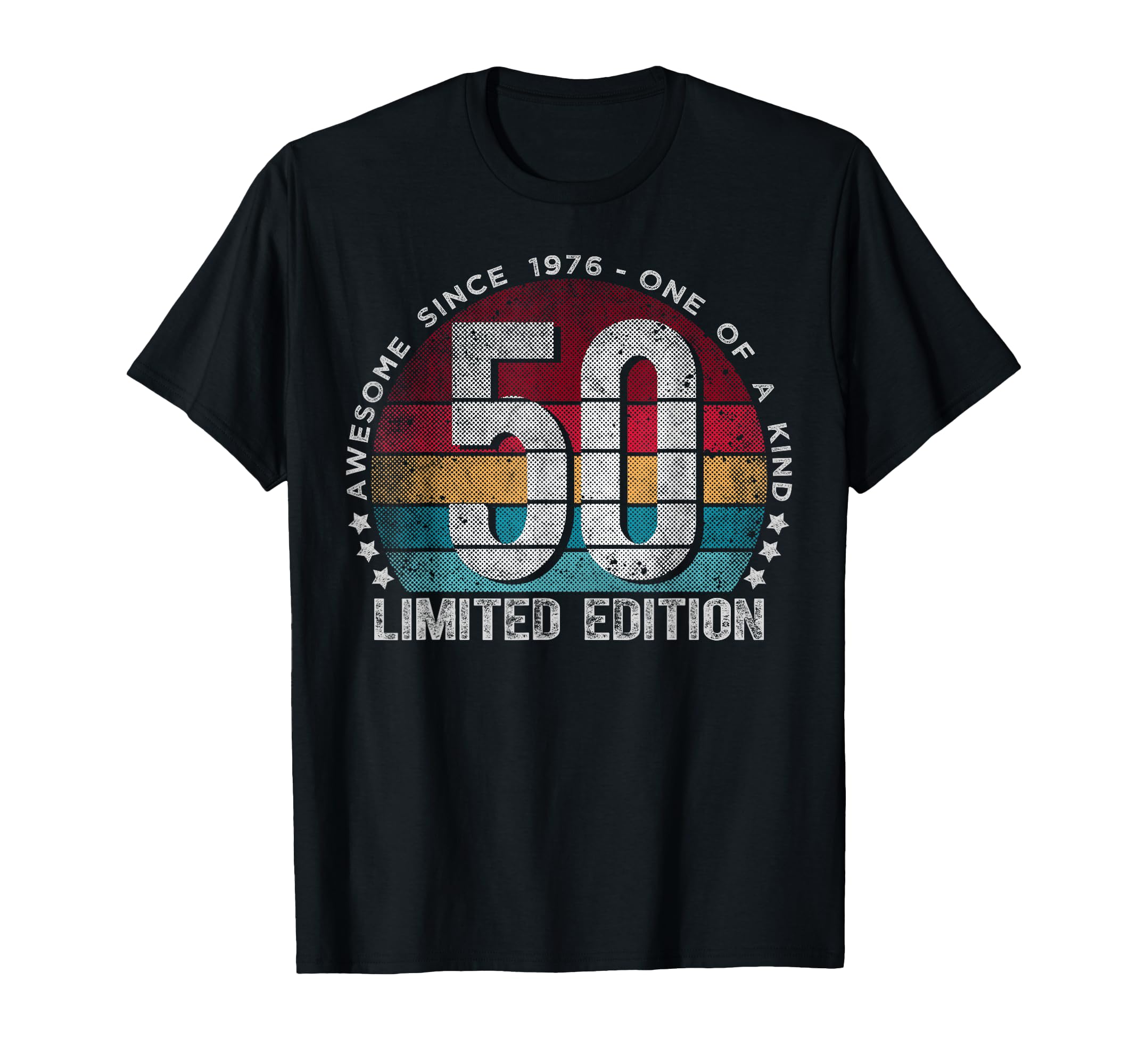 50 Year Old Gifts 1976 50Th Birthday T-Shirt - Trendy Graphic for Adults - T-Shirt, Sweatshirt, Hoodie