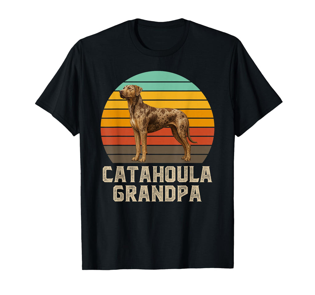 Catahoula Grandpa Catahoula Leopard T-Shirt - Aesthetic Graphic Men Women - T-Shirt, Sweatshirt, Hoodie