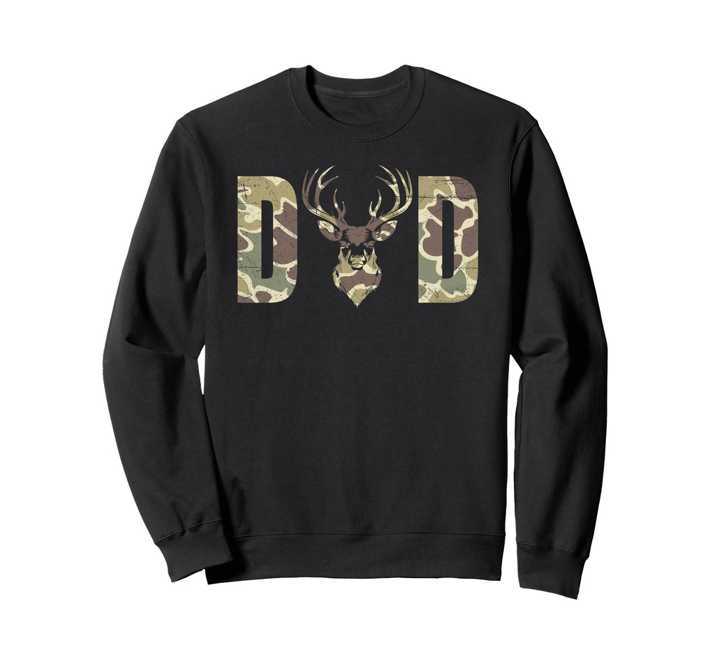 Old School Camo Dad Hunting Sweatshirt - Trendy Graphic for Adults - T-Shirt, Sweatshirt, Hoodie