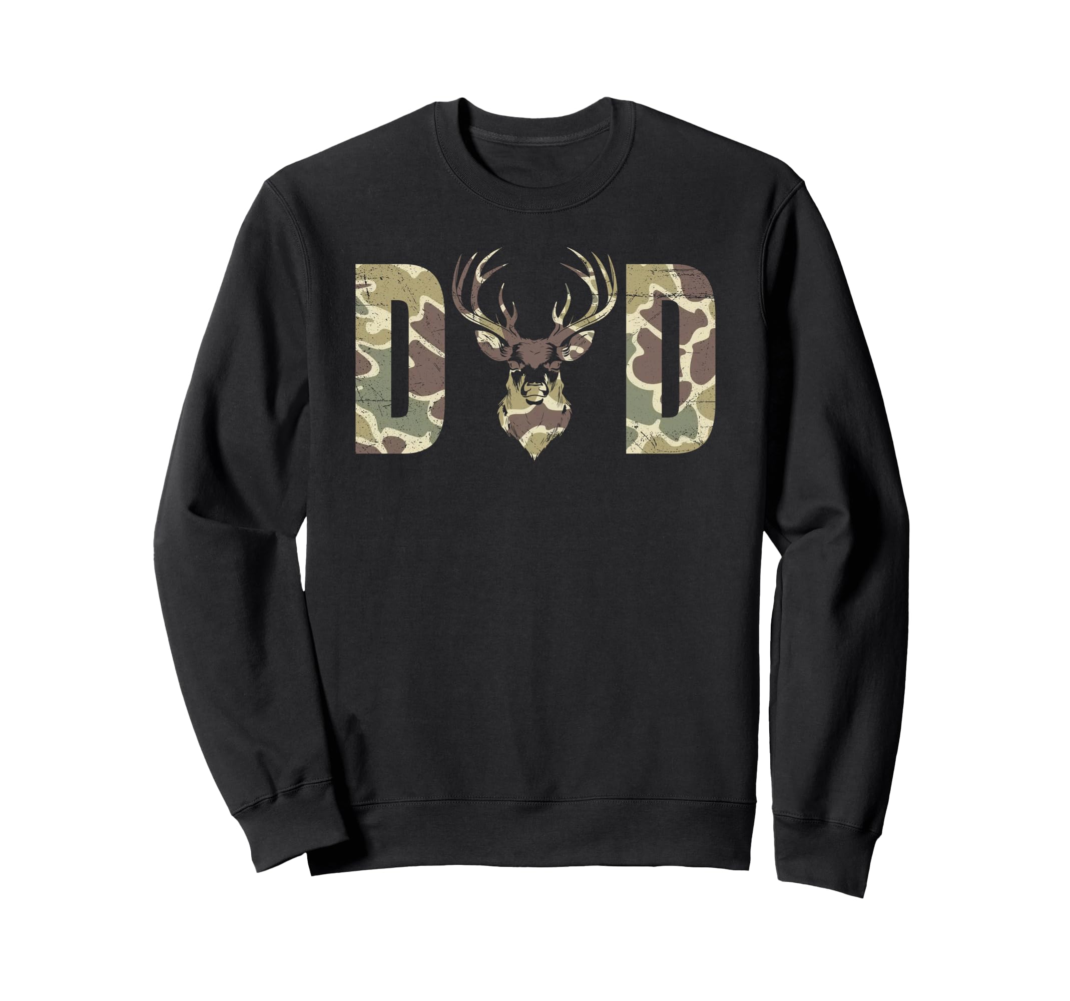 Old School Camo Dad Hunting Sweatshirt - Trendy Graphic for Adults - T-Shirt, Sweatshirt, Hoodie