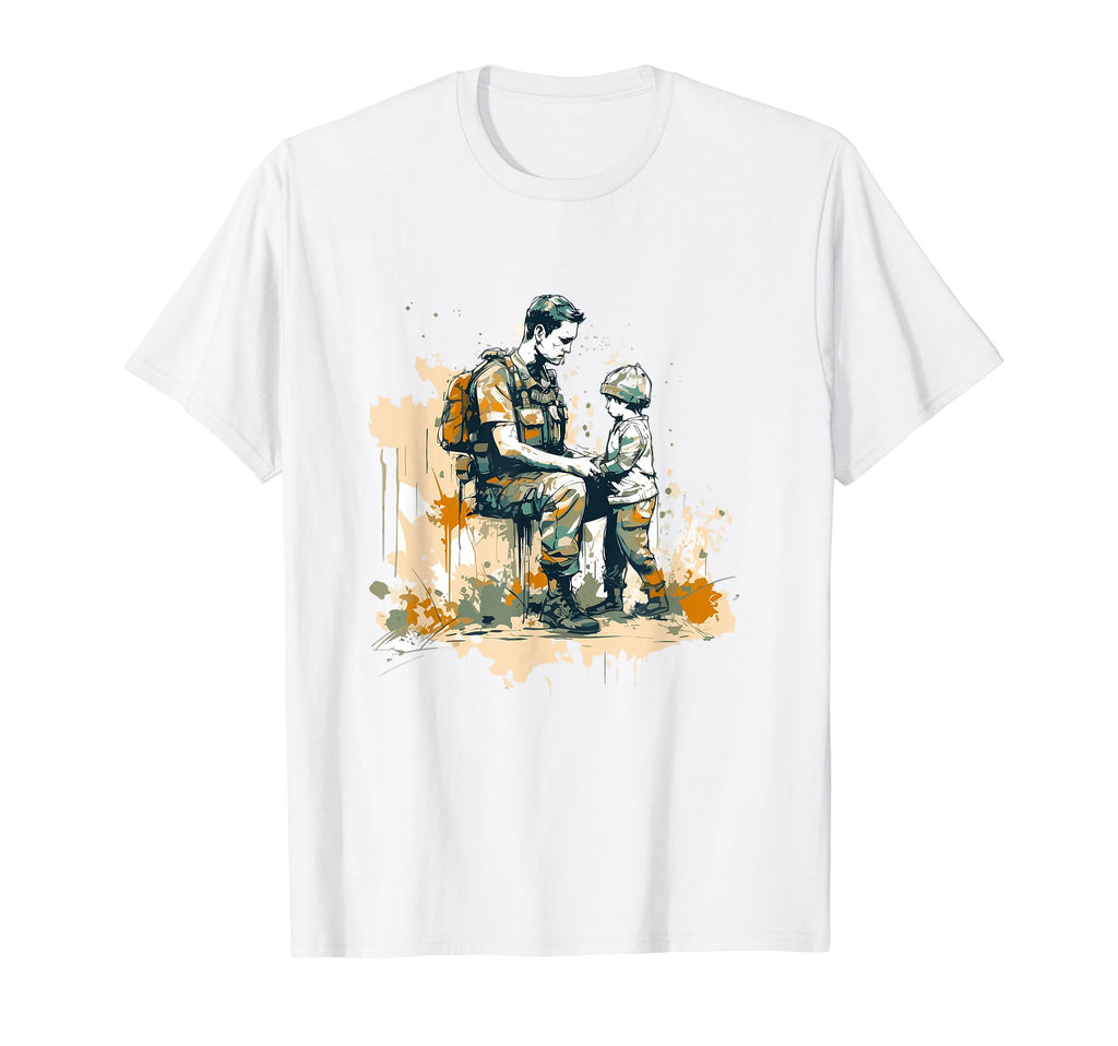Dad Grandpa Veteran Veterans American T-Shirt - Unique Graphic Unisex - T-Shirt, Sweatshirt, Hoodie