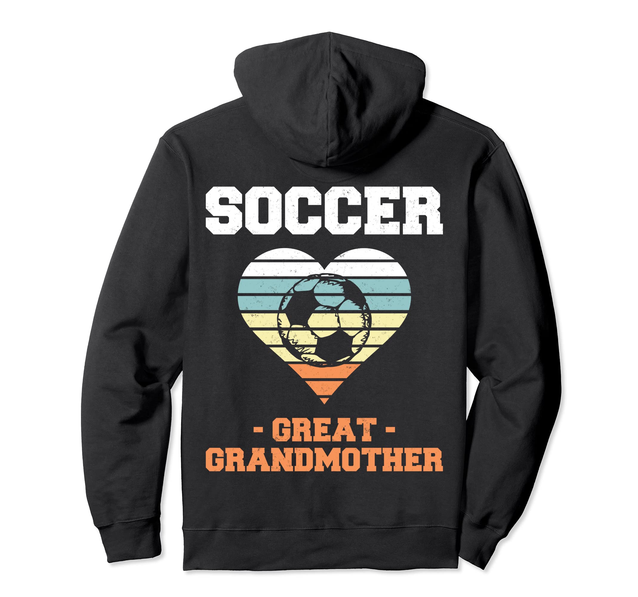 Soccer Great Grandmother Family Hoodie - Custom Art Print for Adults - T-Shirt, Sweatshirt, Hoodie