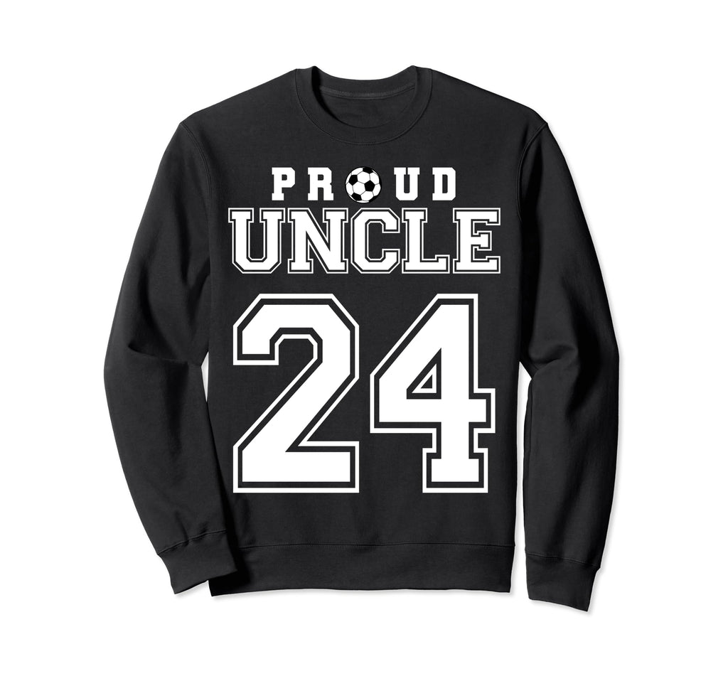 Number 24 Custom Proud Soccer Sweatshirt - Novelty Apparel Men Women - T-Shirt, Sweatshirt, Hoodie