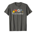 Floral Artwork Art Soccer Grandma Flowers T-Shirt - Minimalist Print Unisex - T-Shirt, Sweatshirt, Hoodie