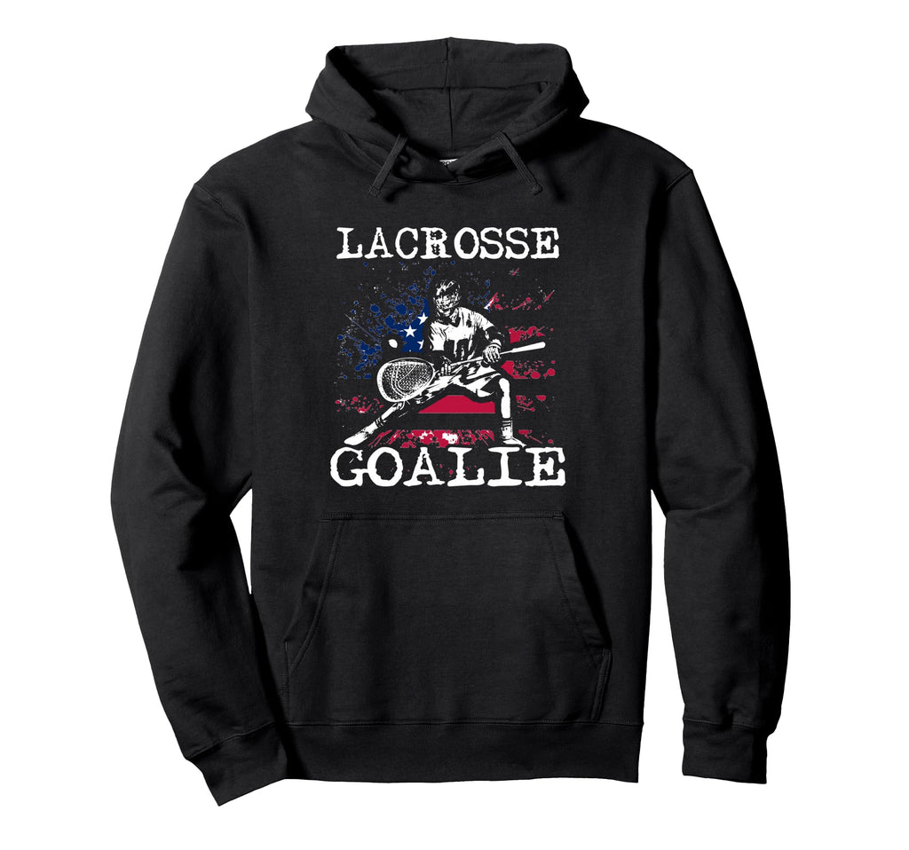 Lacrosse Goalie Lax Goalkeeper Hoodie - Trendy Graphic Unisex - T-Shirt, Sweatshirt, Hoodie