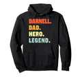 Darnell Dad Hero Legend Personalized Hoodie - Minimalist Print for Adults - T-Shirt, Sweatshirt, Hoodie