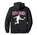 United Kingdom Soccer Fans Jersey British Hoodie - Minimalist Print Unisex - T-Shirt, Sweatshirt, Hoodie