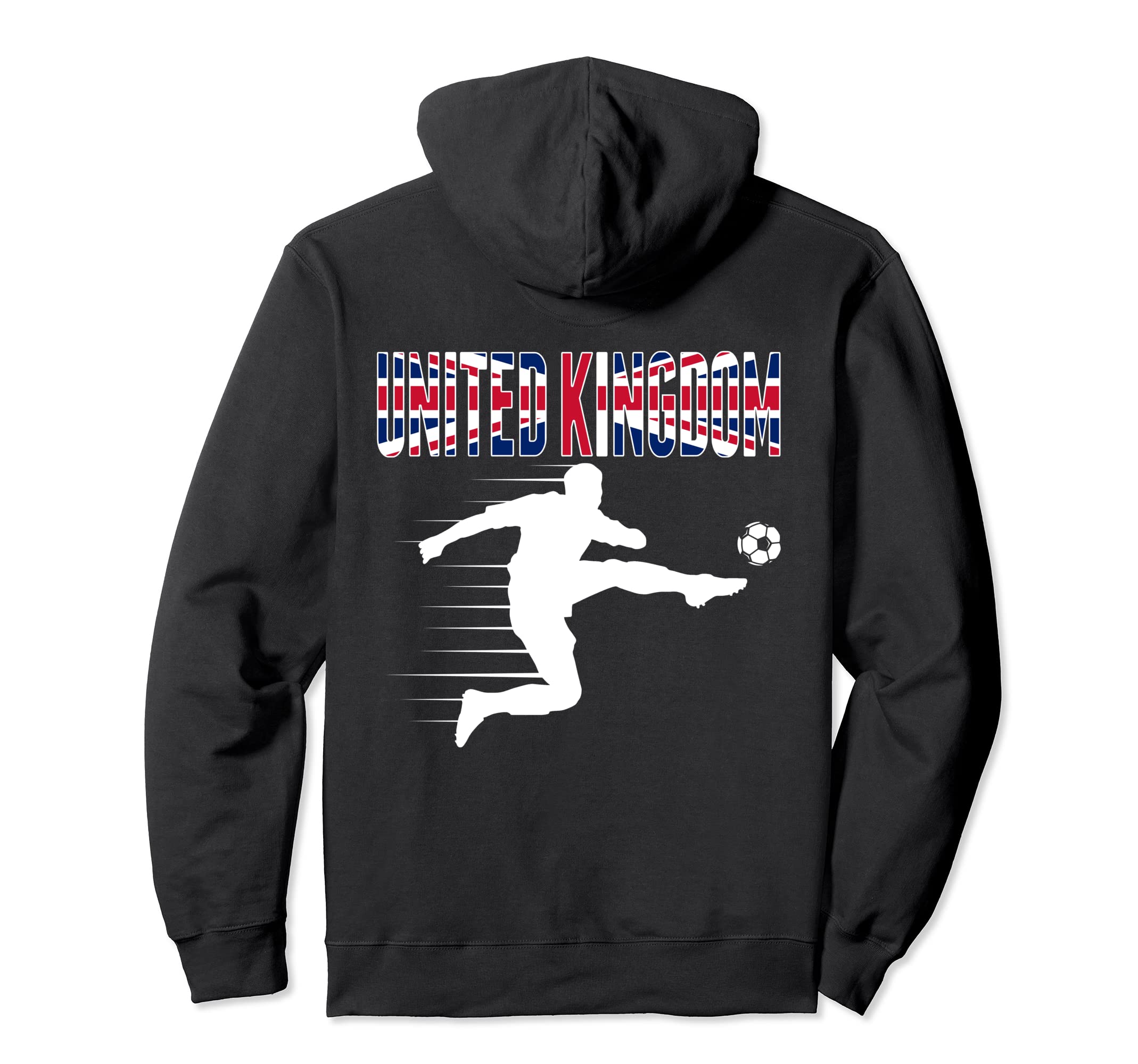 United Kingdom Soccer Fans Jersey British Hoodie - Minimalist Print Unisex - T-Shirt, Sweatshirt, Hoodie