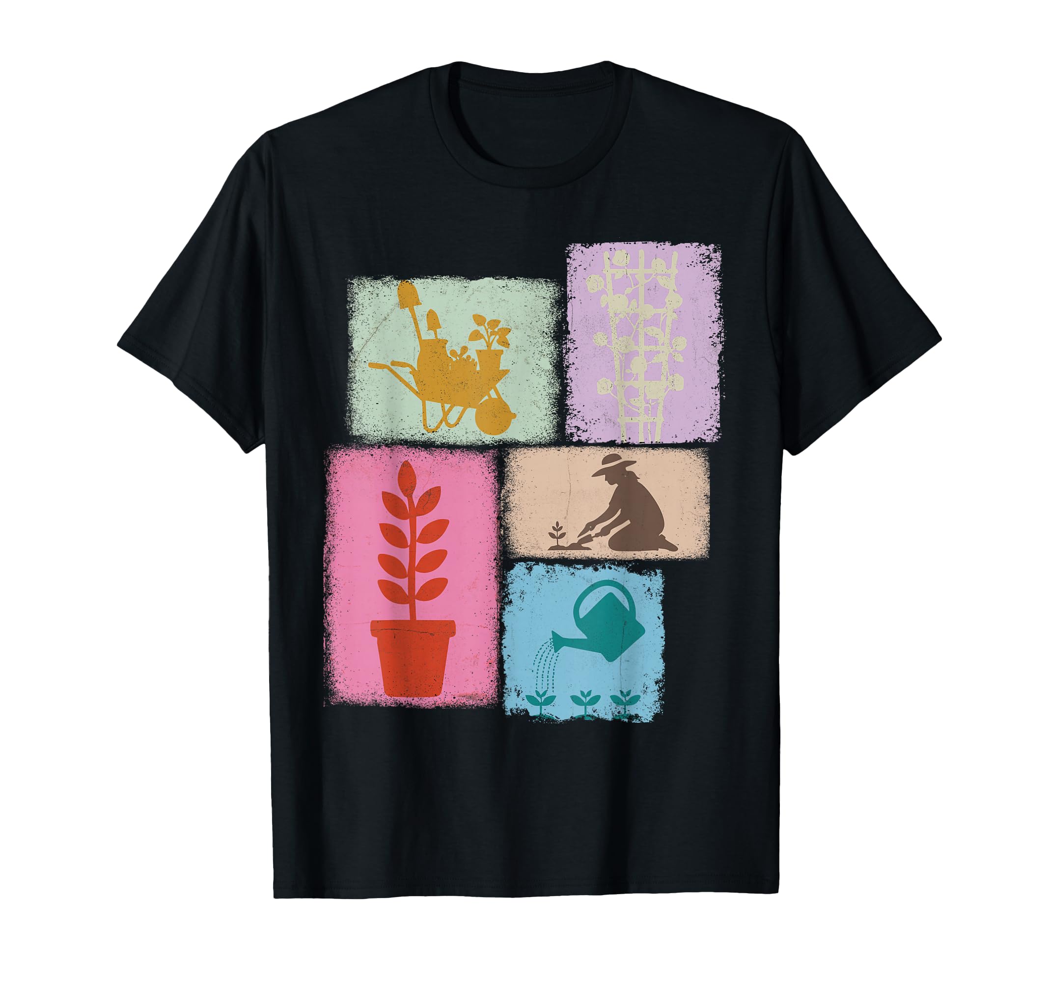 Gardener Collage Gardening Florist T-Shirt - Minimalist Print for Adults - T-Shirt, Sweatshirt, Hoodie